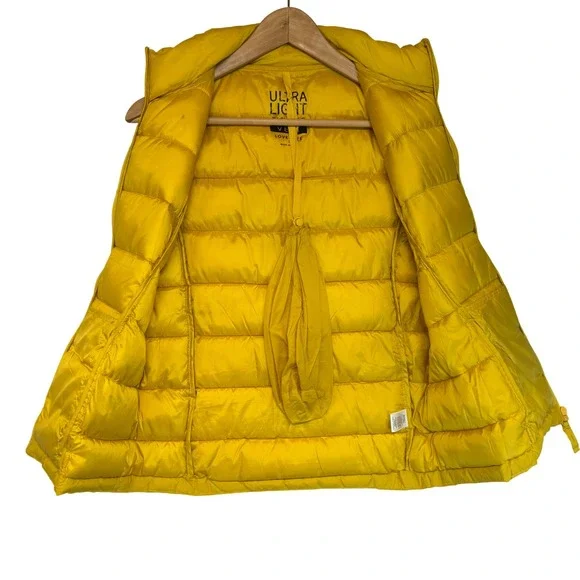Love Tree Ultra‎ Light Packable Vest Yellow Compact Travel Layering Size L - Picture 5 of 9